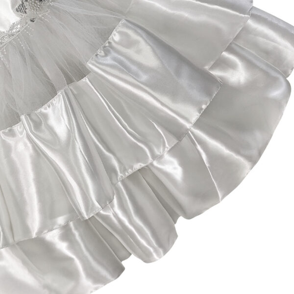 Party Princess White Dress For Girls - Image 5