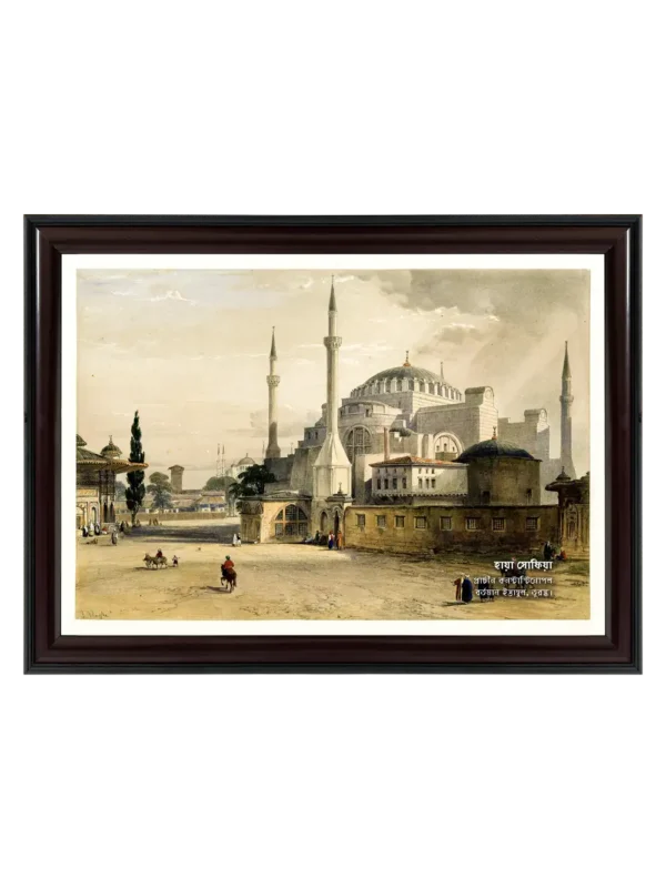 আয়া সোফিয়া কনস্টান্টিনোপল 11x16.5 inch Coffee matte Frame