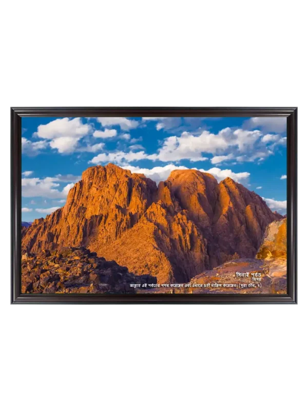 সিনাই পর্বত 23x33 inch Coffee matte Frame