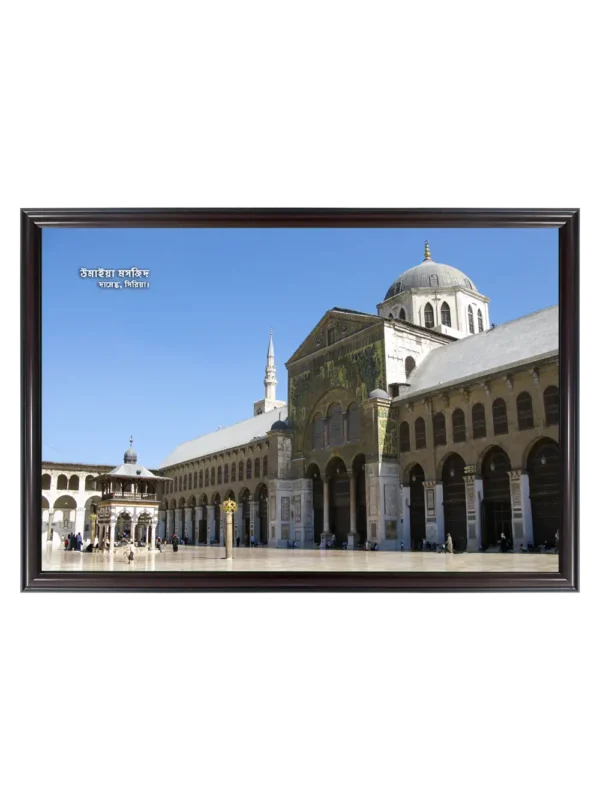 উমাইয়া মসজিদ দামেস্ক 23x33 inch Coffee matte Frame